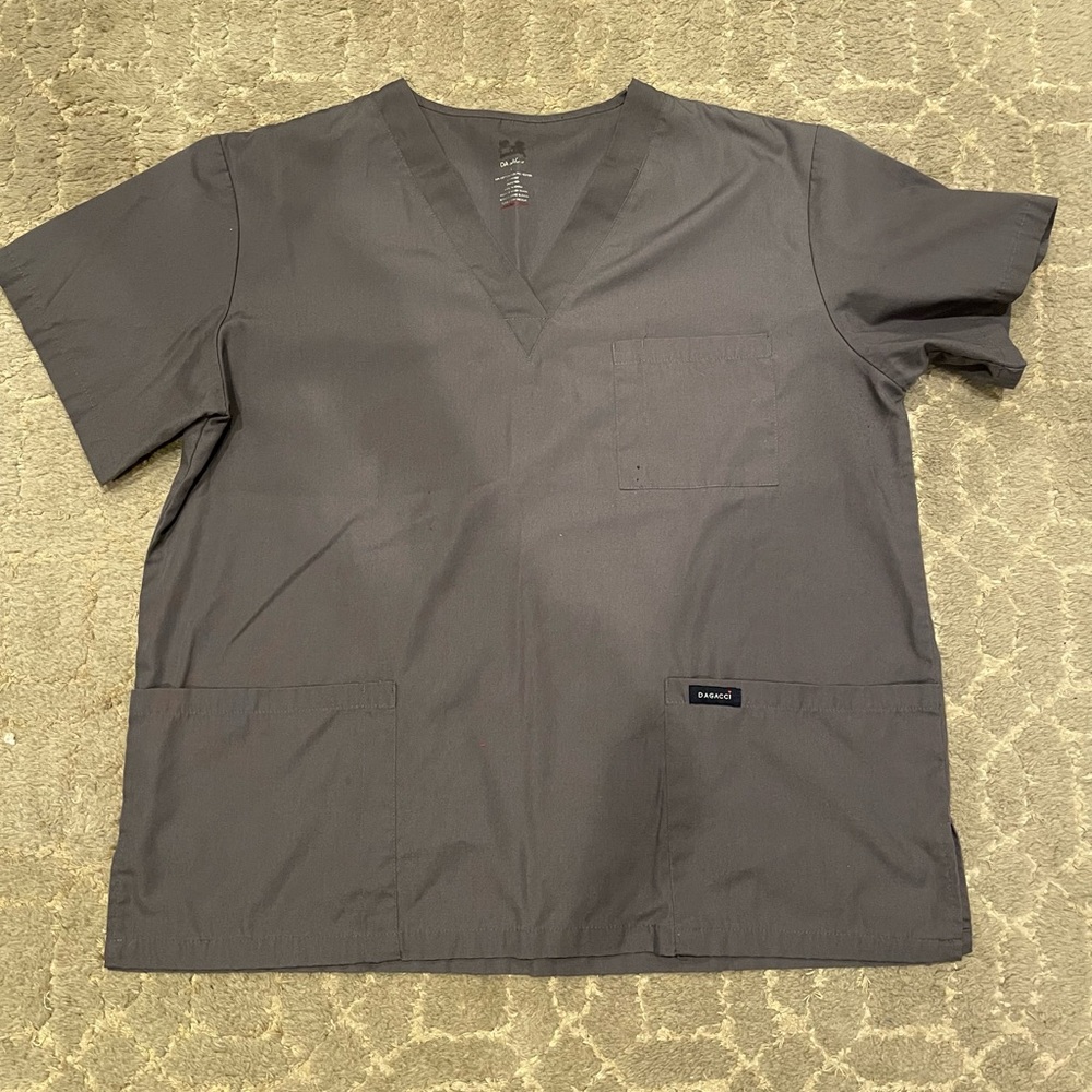 Grey Dagacci Scrub Top
